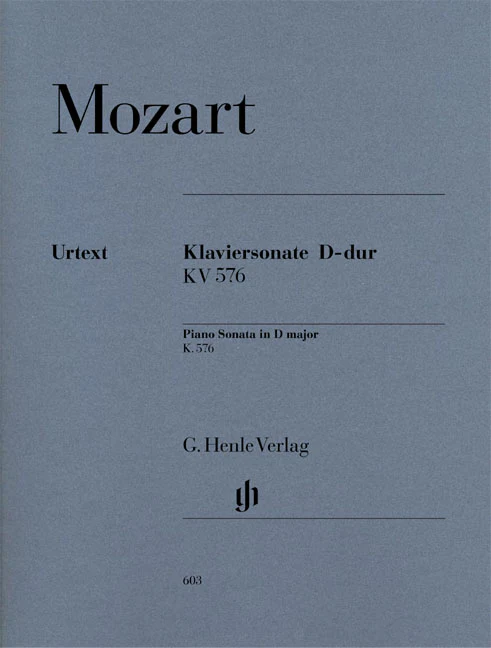 Mozart: Piano Sonata in D major K. 576