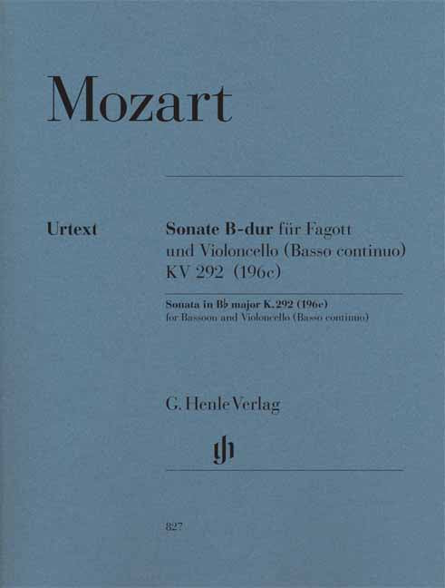 Mozart: Sonata in Bb major K. 292 (196c)