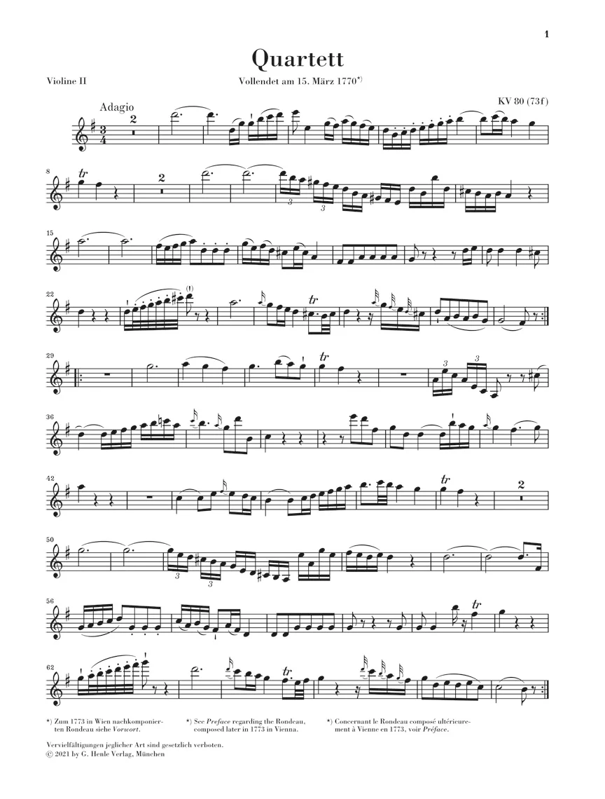 Mozart: String Quartets Volume 1 - Image 5