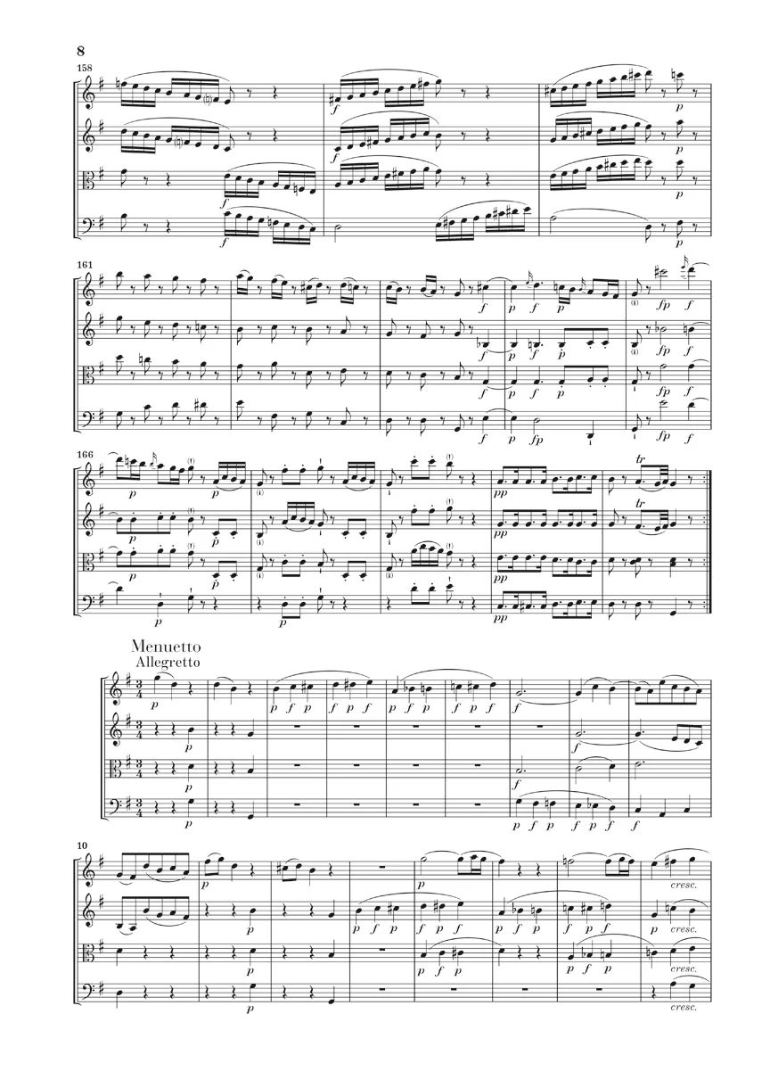 Mozart: String Quartets, Volume III (Study Score) - Image 3