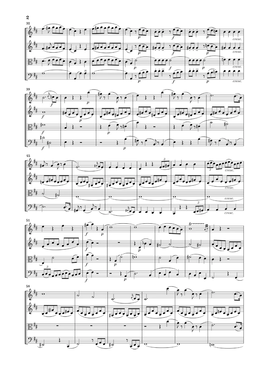 Mozart: String Quartets, Volume IV SE (Study Score) - Image 3
