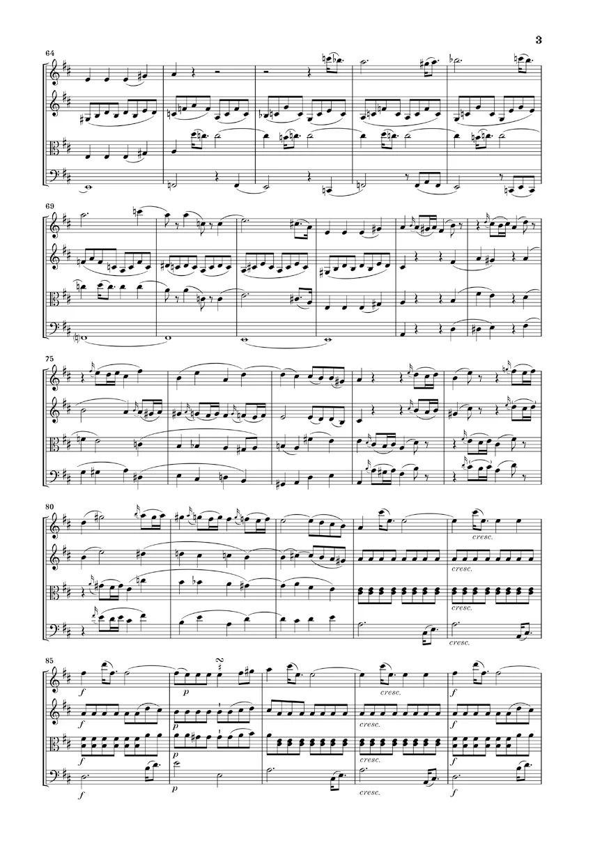 Mozart: String Quartets, Volume IV SE (Study Score) - Image 4