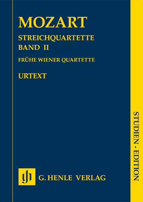 Mozart: String Quartets, Volume II (Study Score)