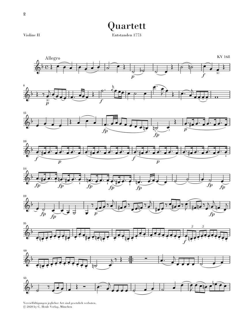 Mozart: String Quartets, Volume II - Image 3