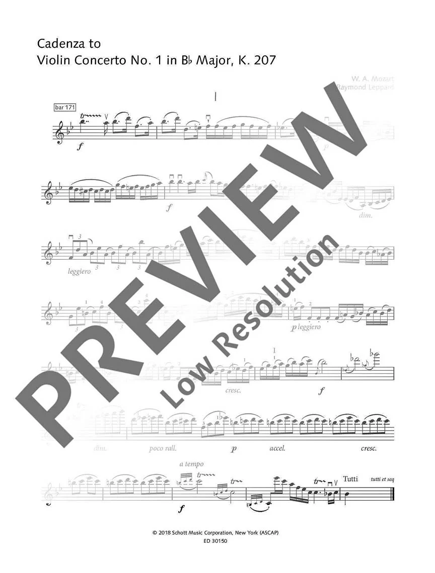 Mozart Violin Cadenzas by Raymond Leppard - Image 2