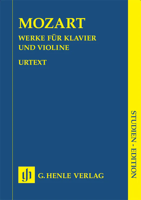 Mozart: Works for Piano and Violin I (Study Score)