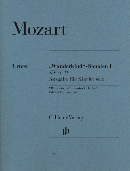 Mozart: "Wunderkind" Sonatas I, K. 6-9 (Piano Solo)