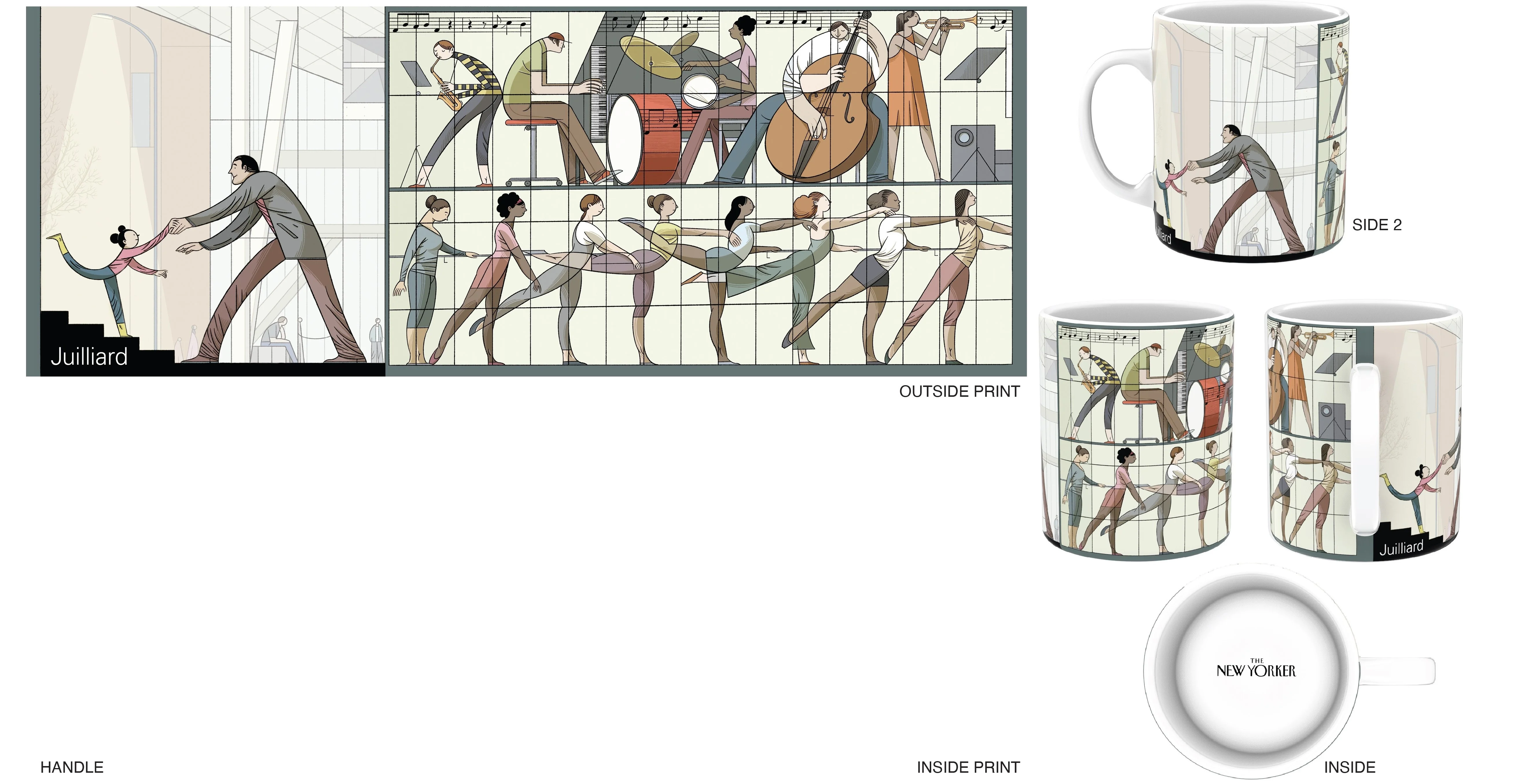 Mug: "Ready to Soar" Juilliard New Yorker cover (Limited Time Offer!) - Image 3