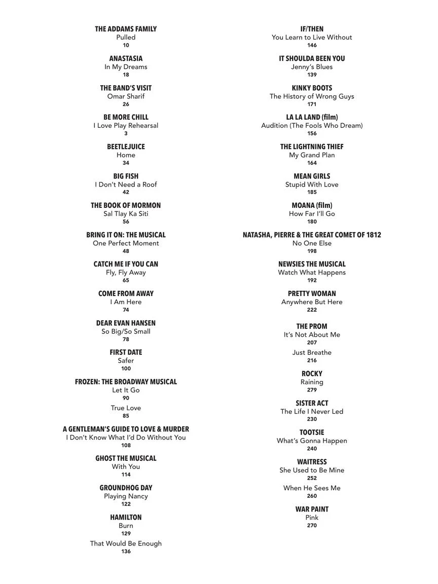 Musical Theatre Songs of the 2010s: Women's Edition - Image 2
