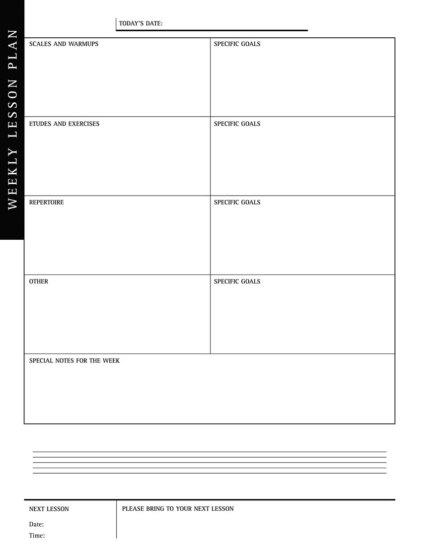 Musician's Practice Planner - Image 4