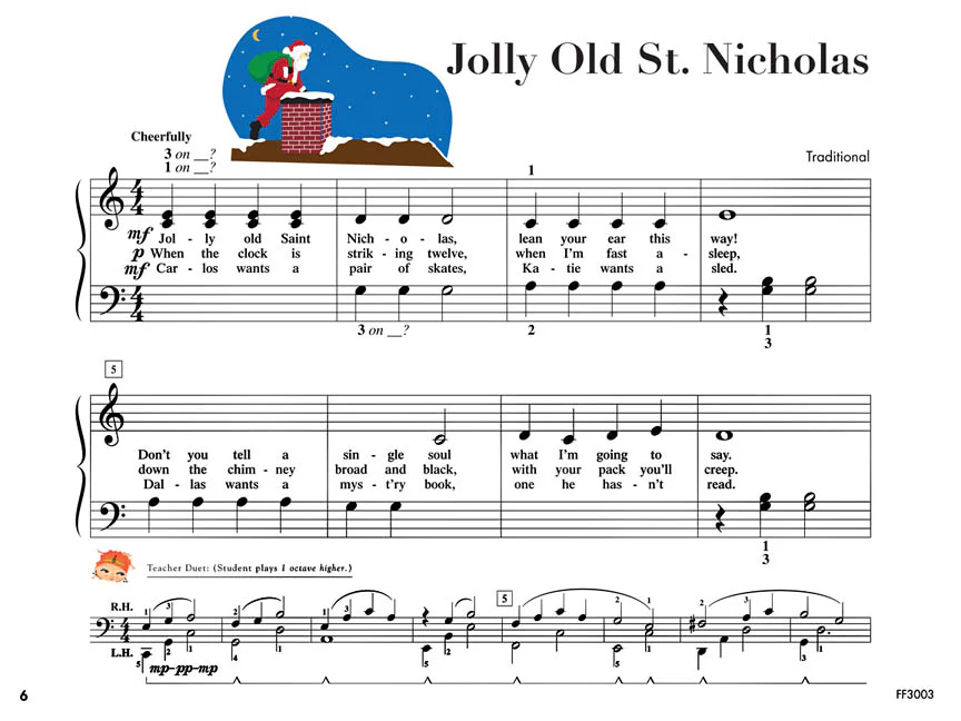 Faber My First Piano Adventure, Christmas Book C - Image 3