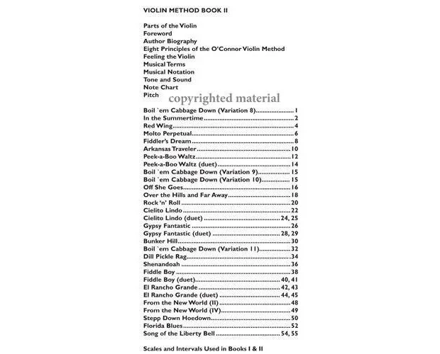 O'Connor Violin Method Book 2 - Image 2