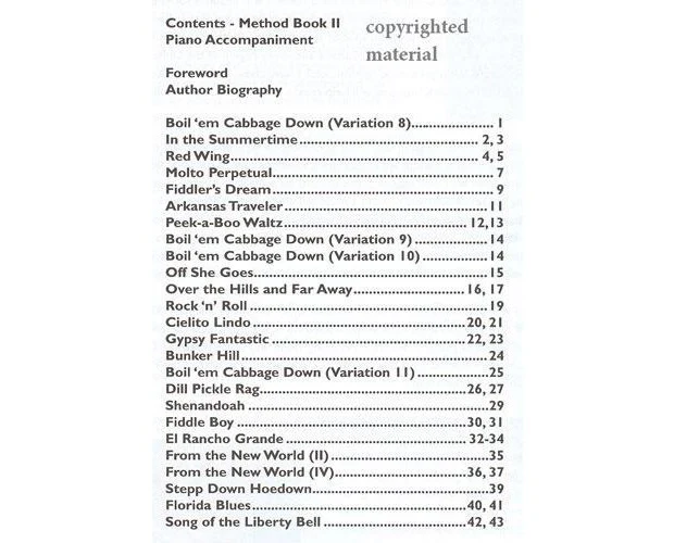 O'Connor Violin Method Book 2 - Piano Accompaniment - Image 2