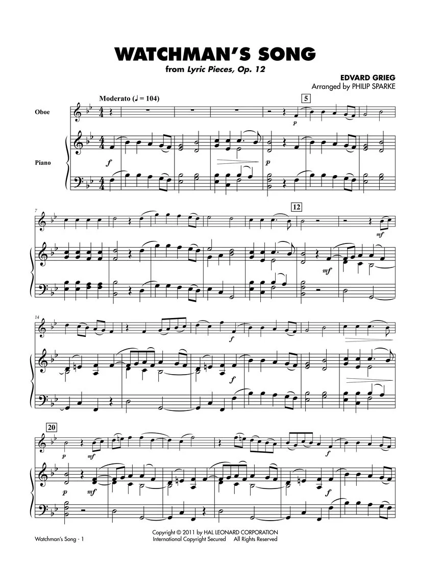Classical Solos for Oboe - 15 Easy Solos for Contest and Performance - Image 5