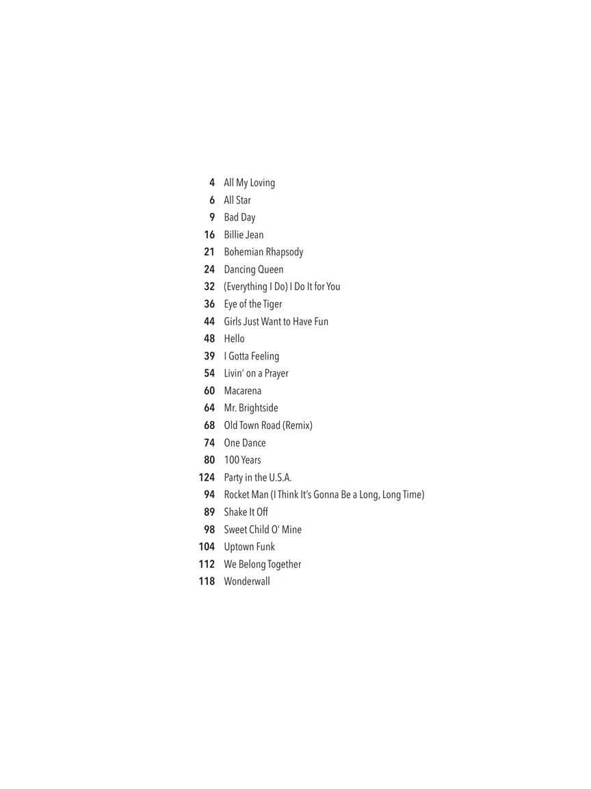 Pop Songs – In Easy Keys - Image 3