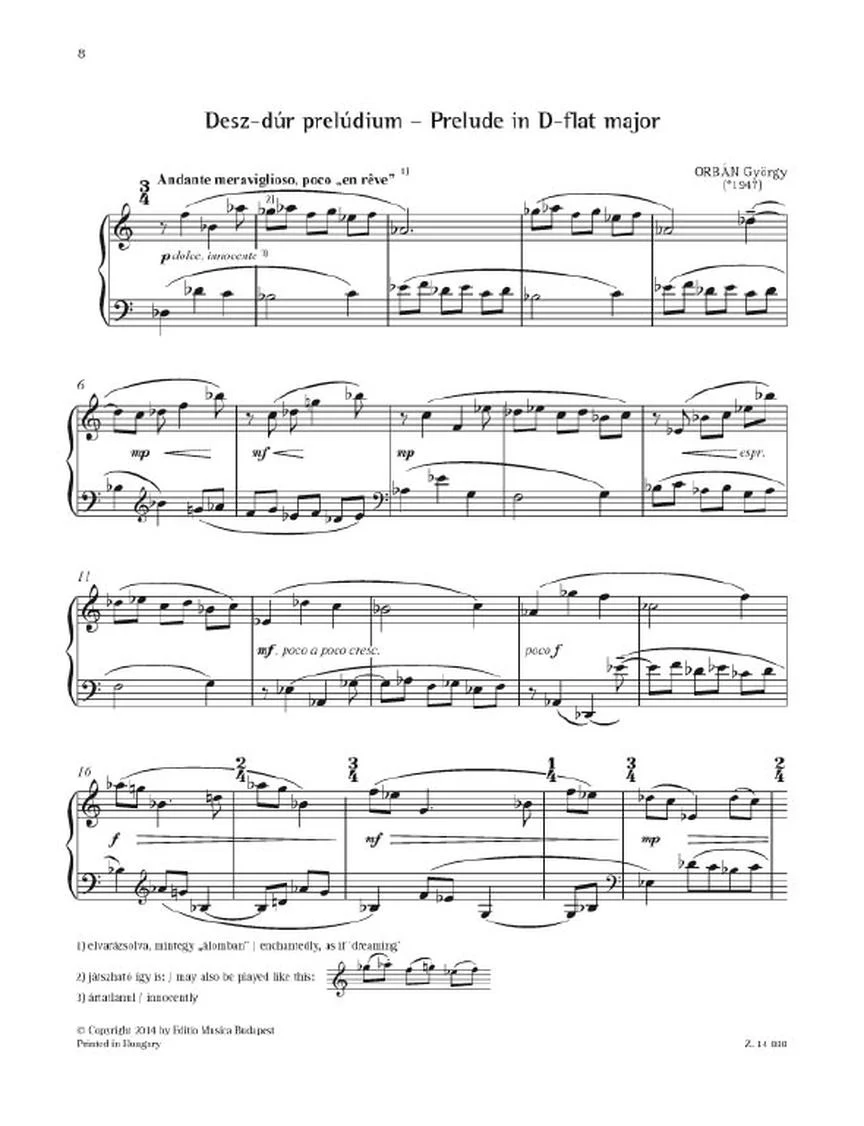 Orban Aulos 2 - Piano Pieces for Practicing Polyphony - Image 4