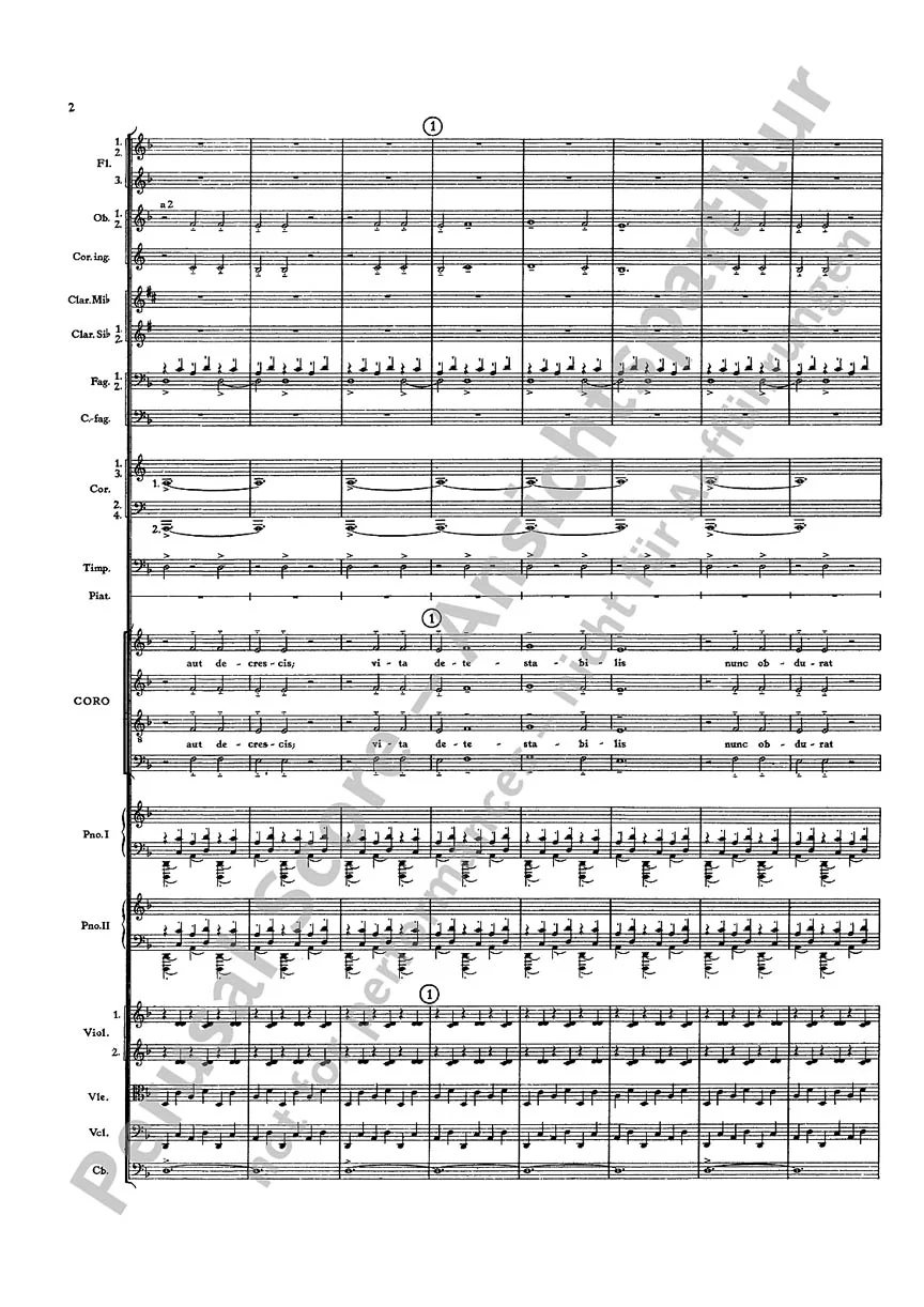 Orff Carmina Burana Full Score - Image 3