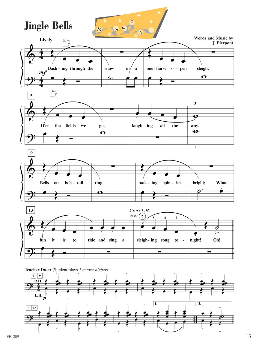 Faber Accelerated Piano Adventures Christmas Book 1 - Image 4