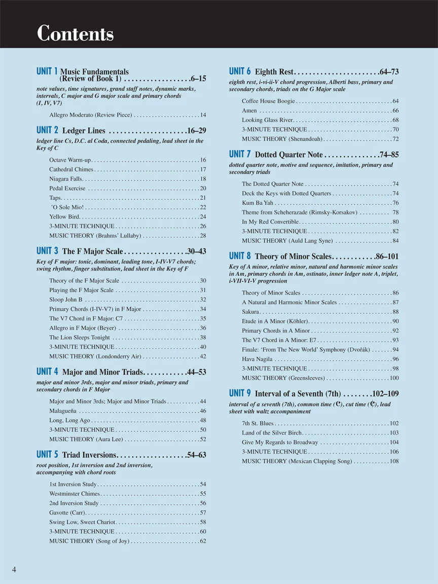 Faber Adult Piano Adventures All-in-One Piano Course Book 2 (Book with Media Online) - Image 2