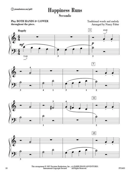 Faber Piano Adventures Gold Star Performance - Level 1 - Image 5