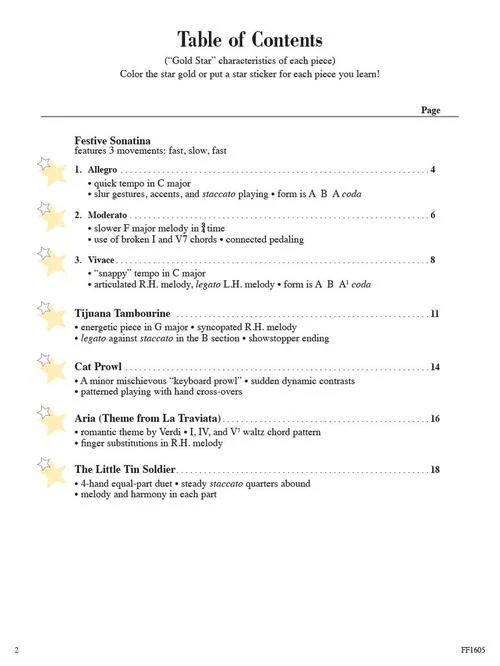 Faber Piano Adventures Gold Star Performance Level 2B - Image 2