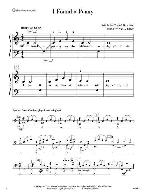 Piano Adventures Gold Star Performance, Primer Level - Image 4