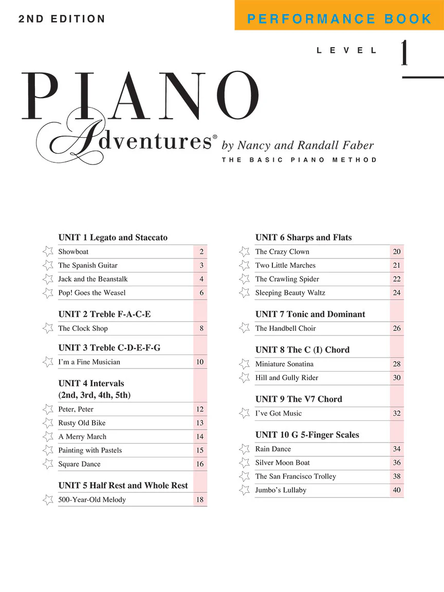 Faber Piano Adventures Performance Book 1 - Image 2