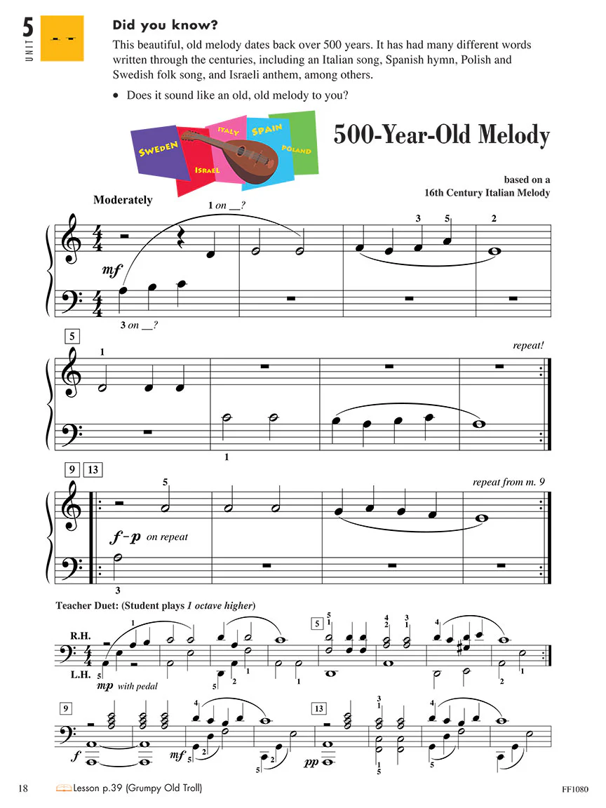 Faber Piano Adventures Performance Book 1 - Image 4