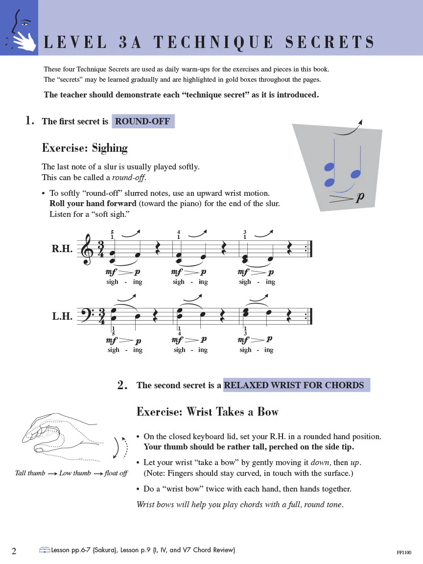 Faber Piano Adventures Technique & Artistry Book - Level 3A - Image 3
