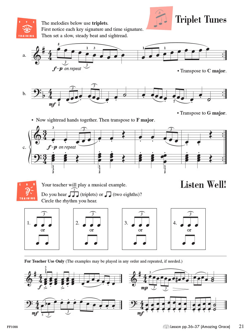 Faber Piano Adventures Theory Book 3A - Image 5