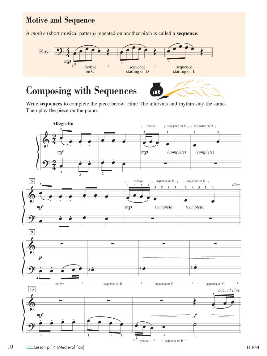 Faber Piano Adventures Theory Book 4 - Image 2