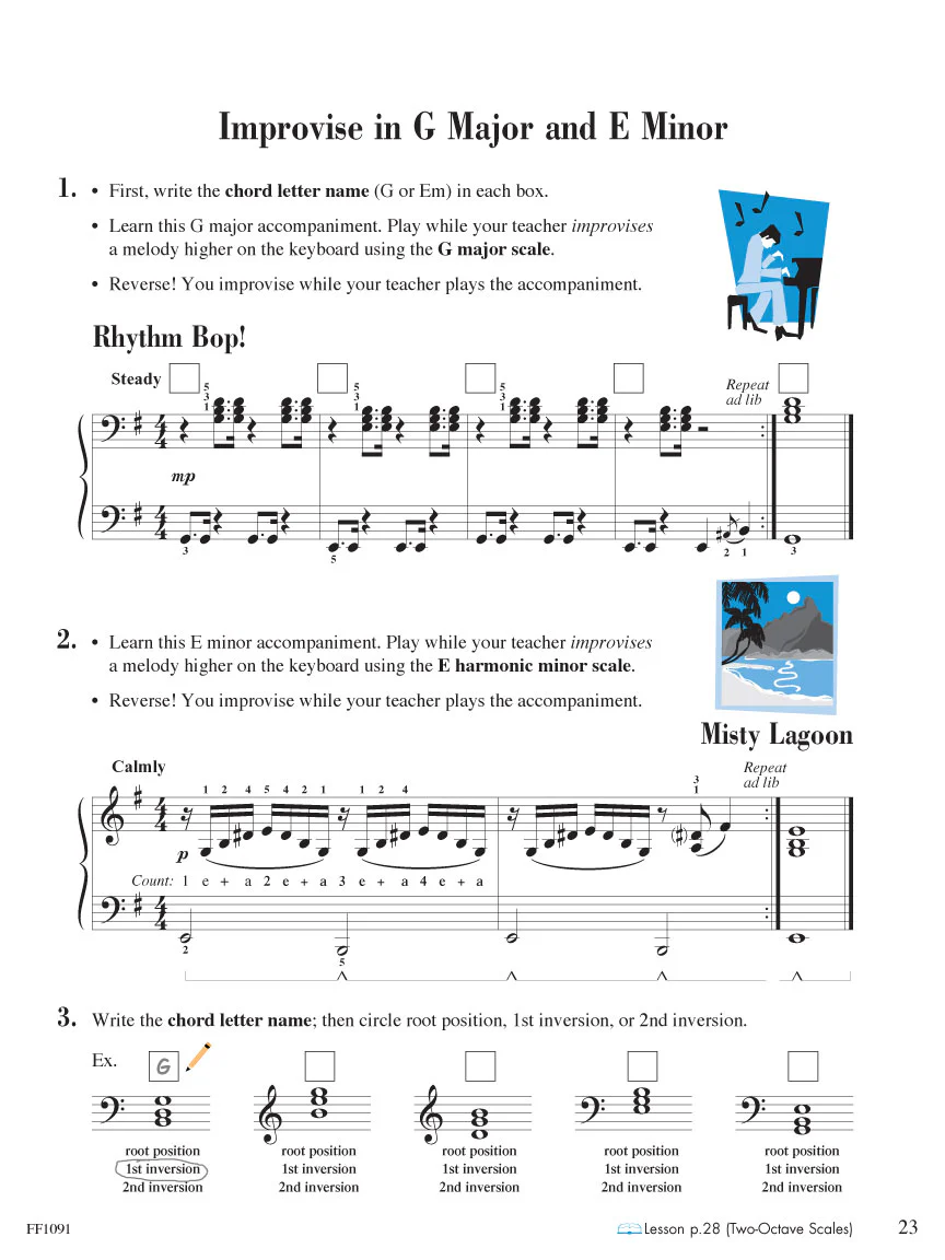 Faber Piano Adventures Theory Book 4 - Image 4