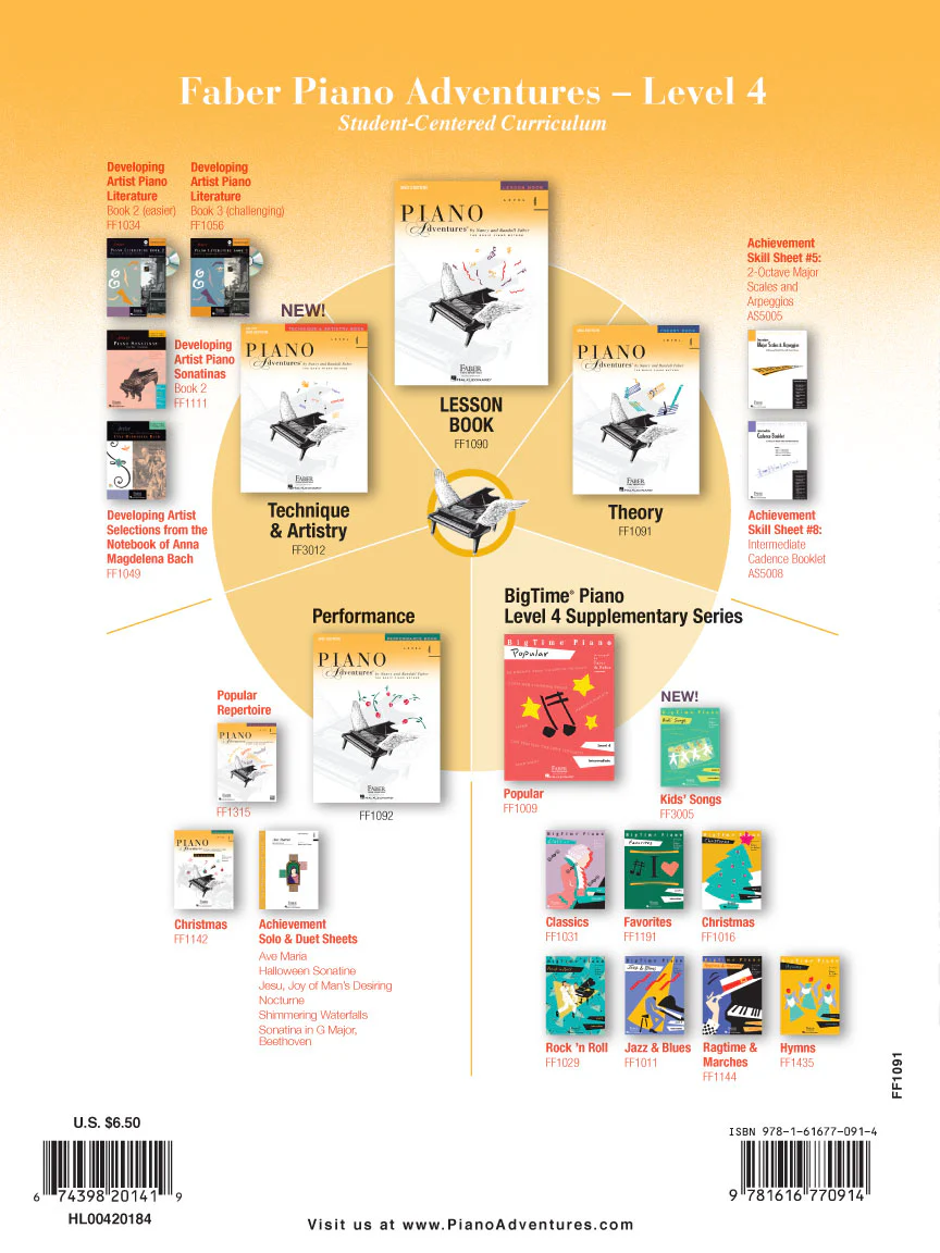 Faber Piano Adventures Theory Book 4 - Image 6