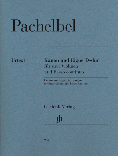 Pachelbel: Canon and Gigue in D major for three Violins and Basso continuo