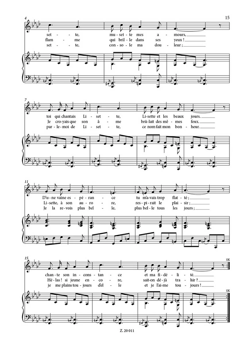 Panorama of Songs 1/B Easy Songs from 4 Centuries in 6 Languages Low Voice - Image 3