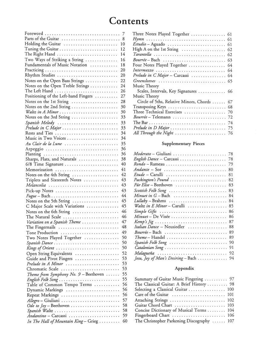 Parkening, Christopher Guitar Method - Volume 1 - Image 2