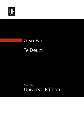 Pärt: Te Deum (Study Score)