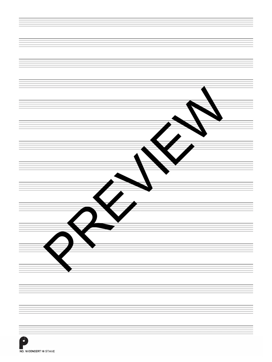 Passantino Manuscript #16 16-Stave Spiral Notebook - Image 3