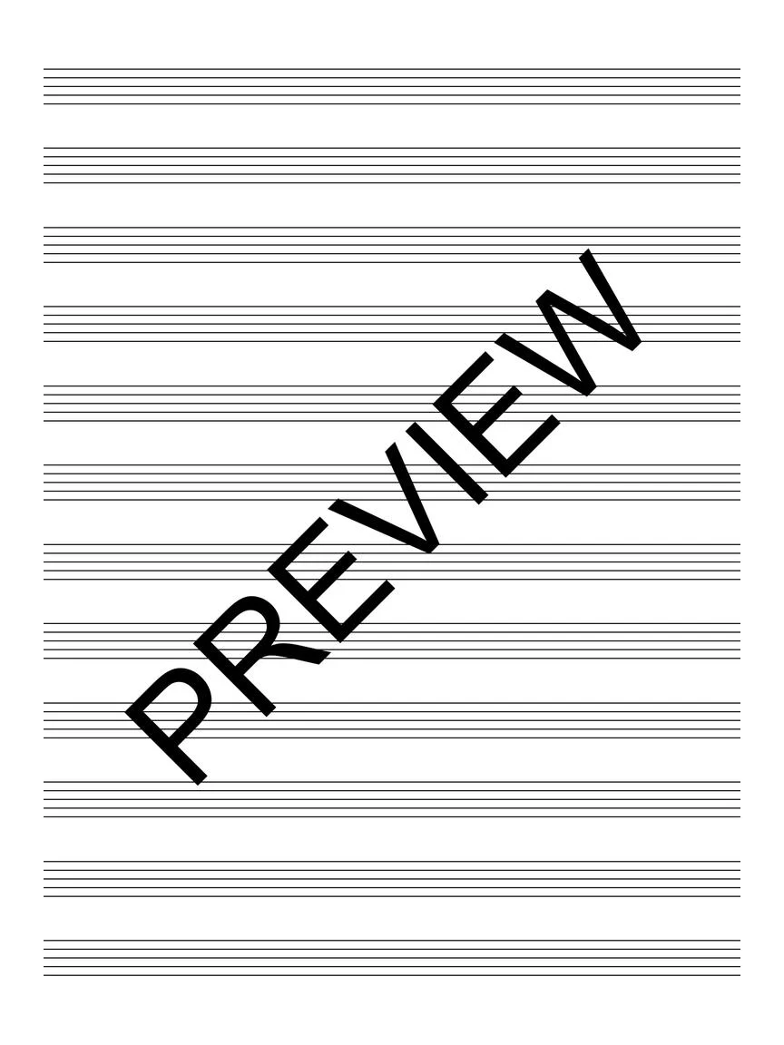Manuscript Paper Wire-Bound: Passantino #85, 96pgs, 12 Stave (9" x 12") - Image 2