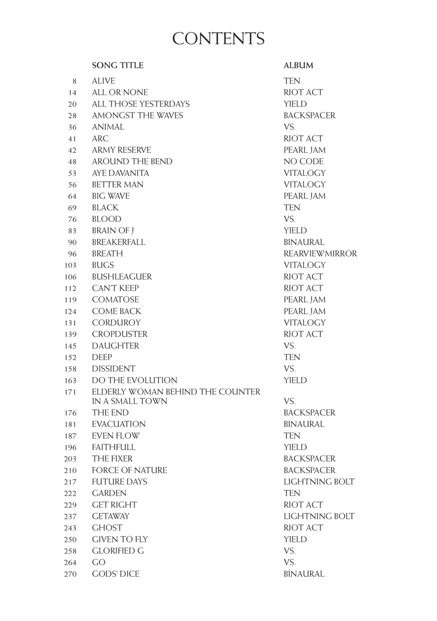 Pearl Jam Anthology – The Complete Scores - Image 5