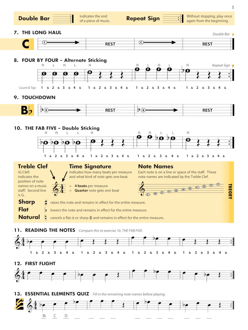 Essential Elements for Band - Percussion Book 1 (w/EEi) - Image 8