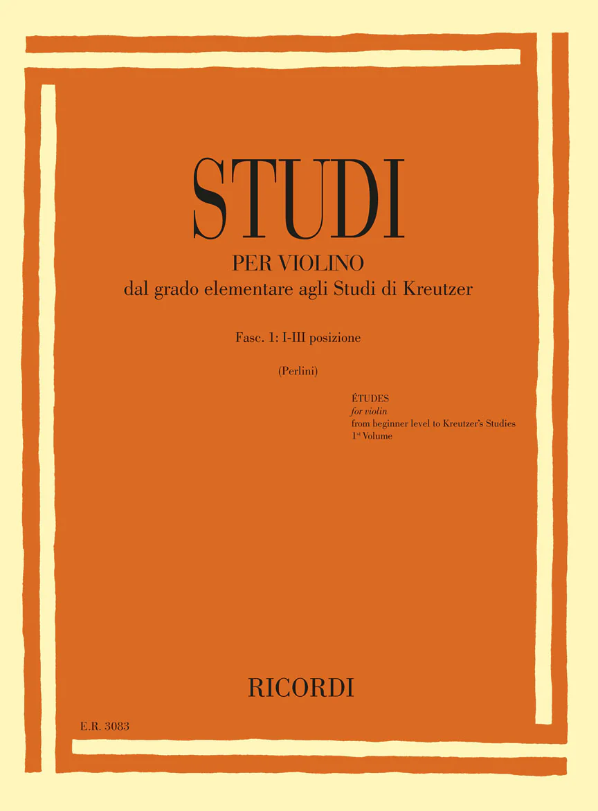 Perlini Studies for Violin Fasc I: I-III Positions