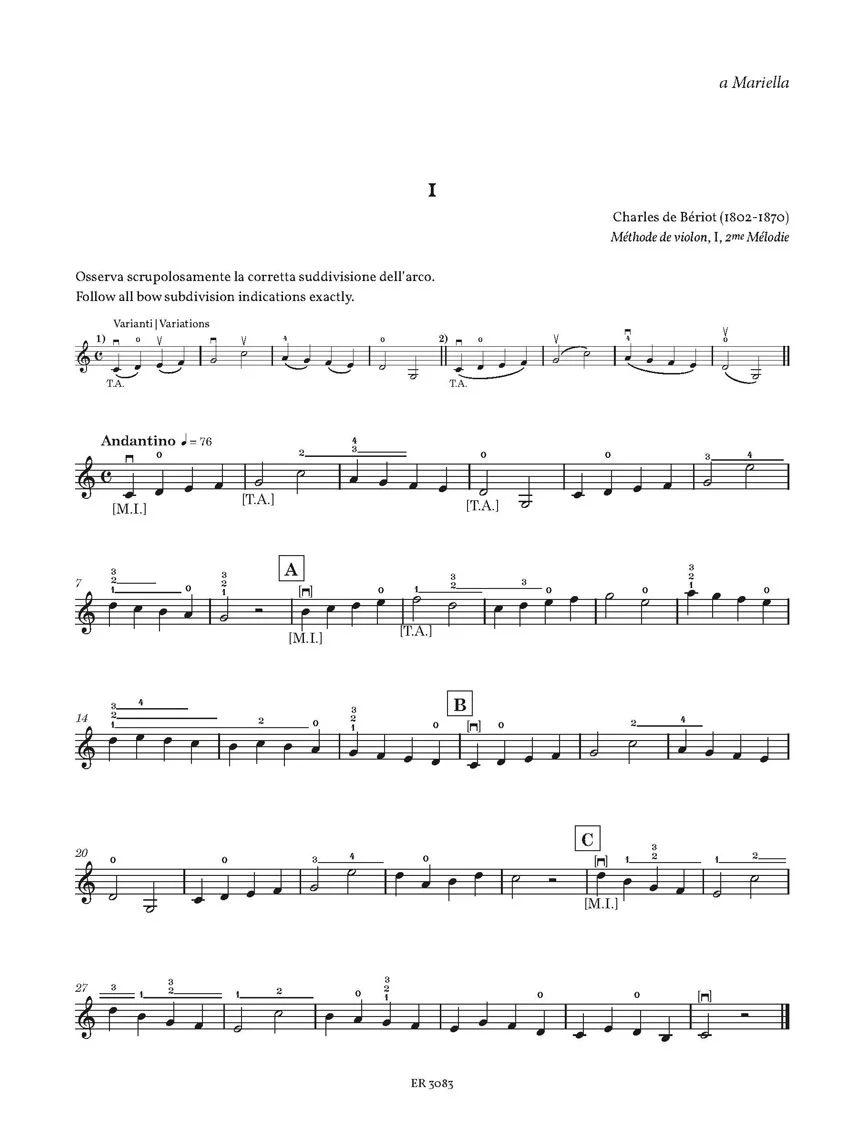Perlini Studies for Violin Fasc I: I-III Positions - Image 2
