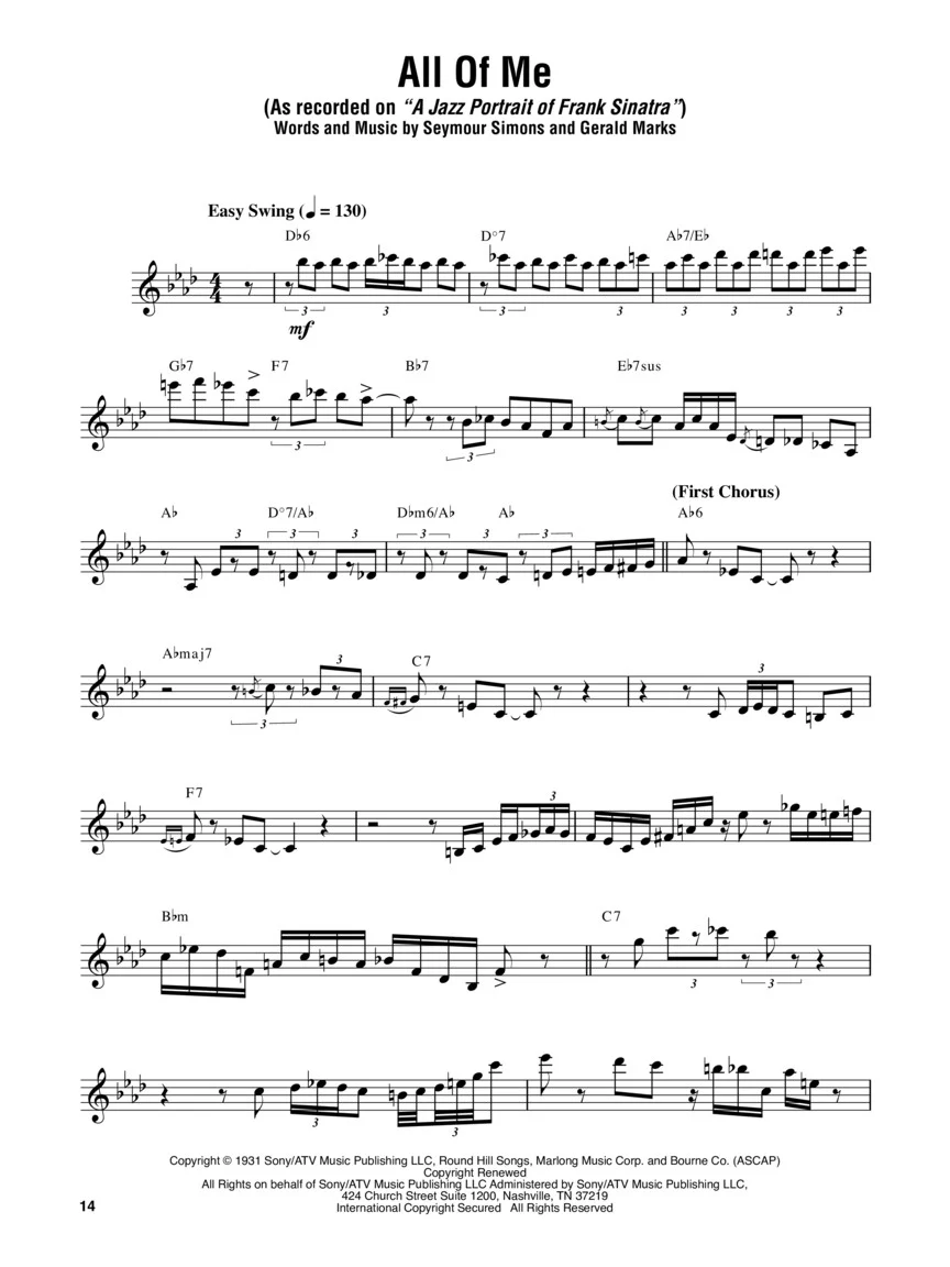 Peterson, Oscar - Omnibook for Single Line Bass Clef Instruments - Image 4