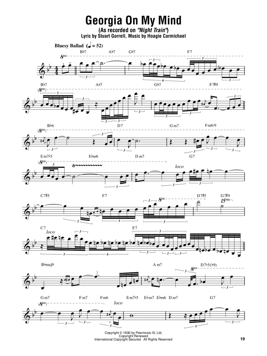 Peterson, Oscar - Omnibook for Single Line B-flat Instruments - Image 5