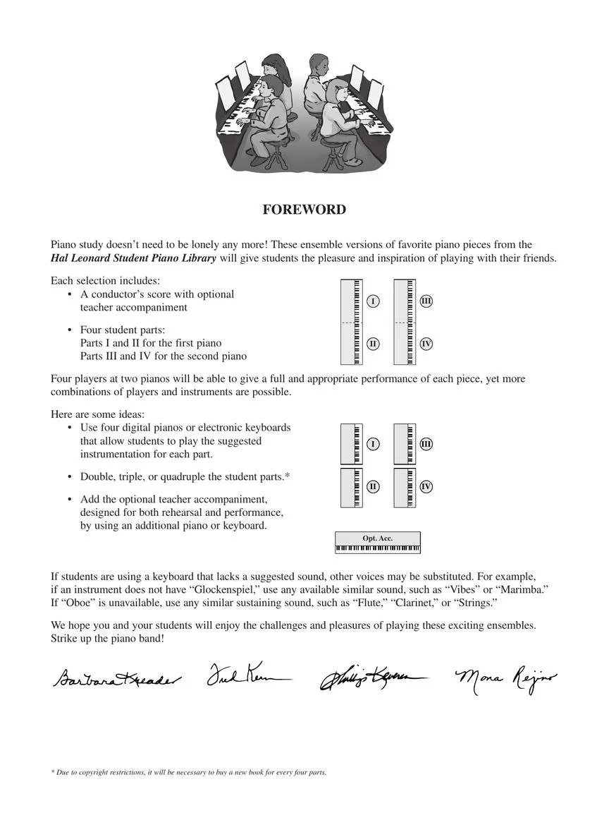 Piano Ensembles Level 1 - Hal Leonard Student Piano Library - Image 3