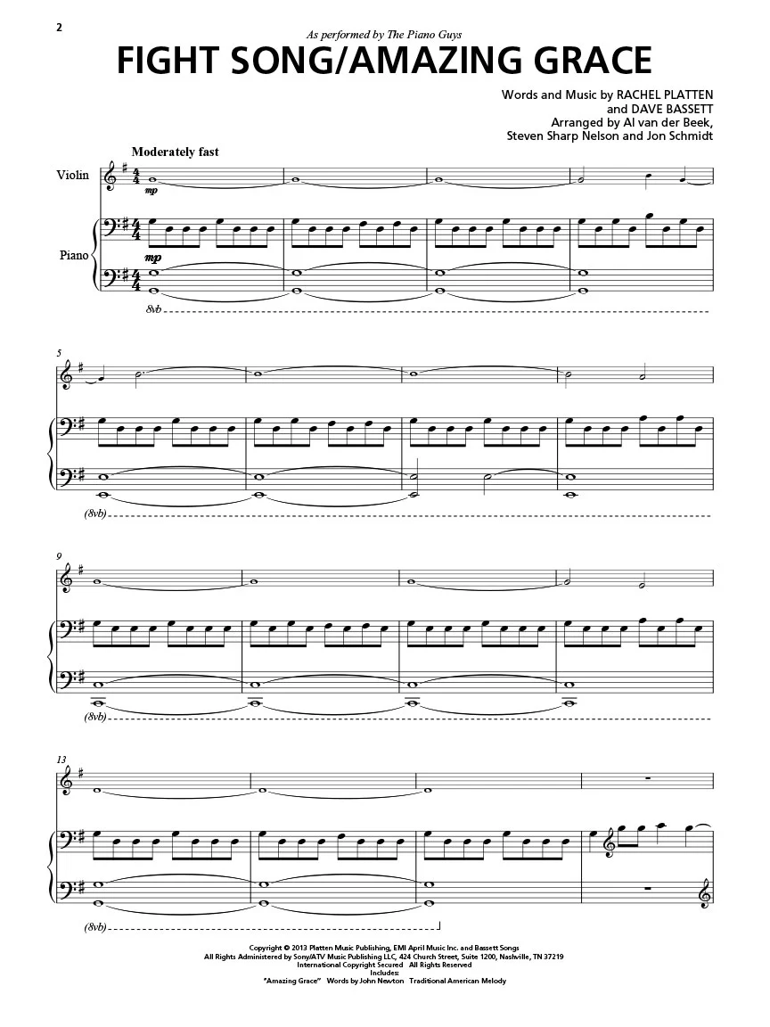 Piano Guys - Uncharted - Piano Solo/Optional Violin - Image 3