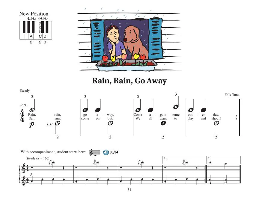 Piano Lessons Book 1 - Hal Leonard Student Piano Library - Image 6