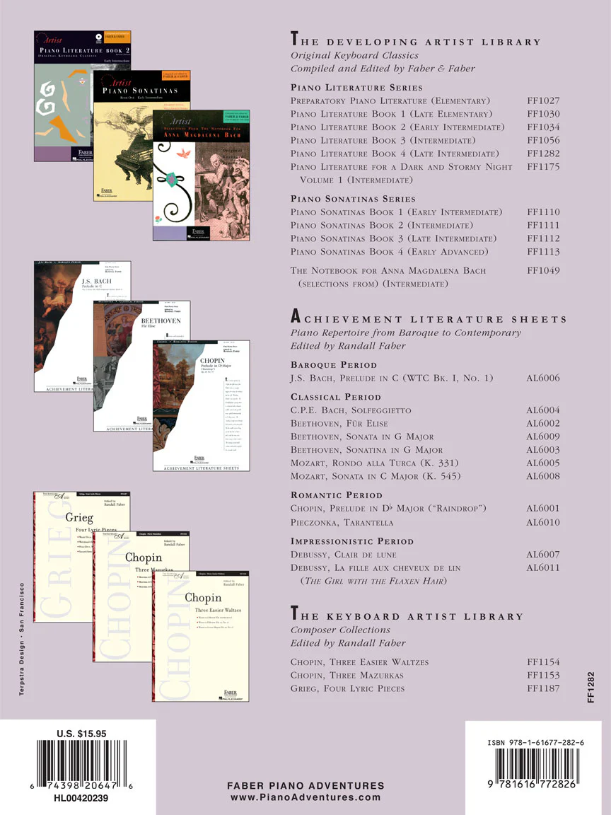 Faber Piano Literature Book 4 - Image 8