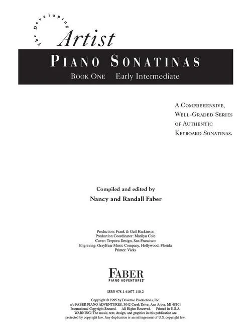 Piano Sonatinas - Book One - Image 2